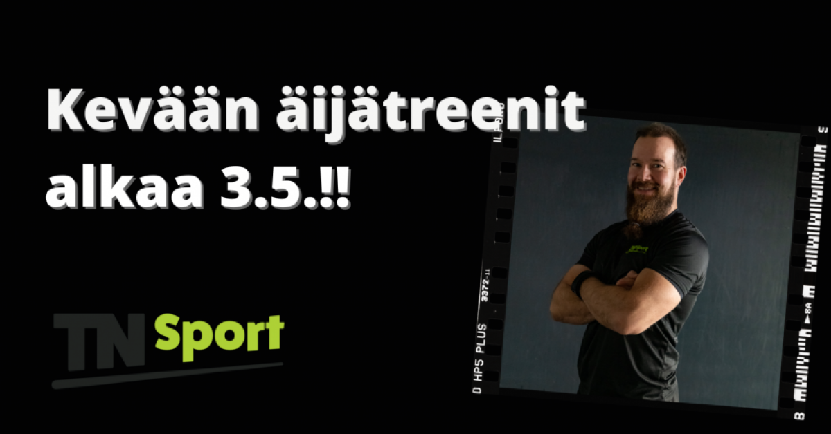 Kevään äijätreenit alkaa 3.5.
