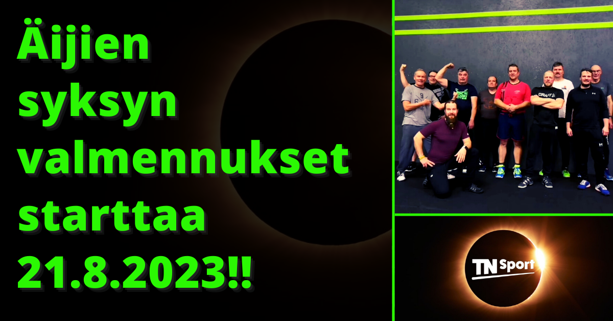 Syksyn äijäryhmät starttaa viikolla 34!