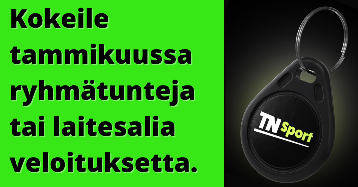 Veloituksetta kuntosalille!