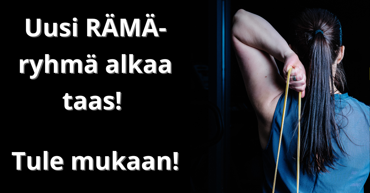 Syksyn uusi RÄMÄ- ryhmä alkaa viikolla 43!