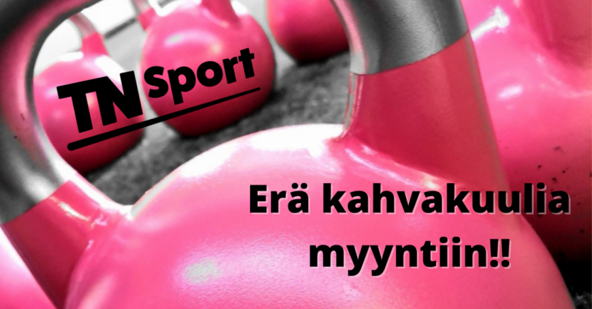 Erä kisakahvakuulia myyntiin.