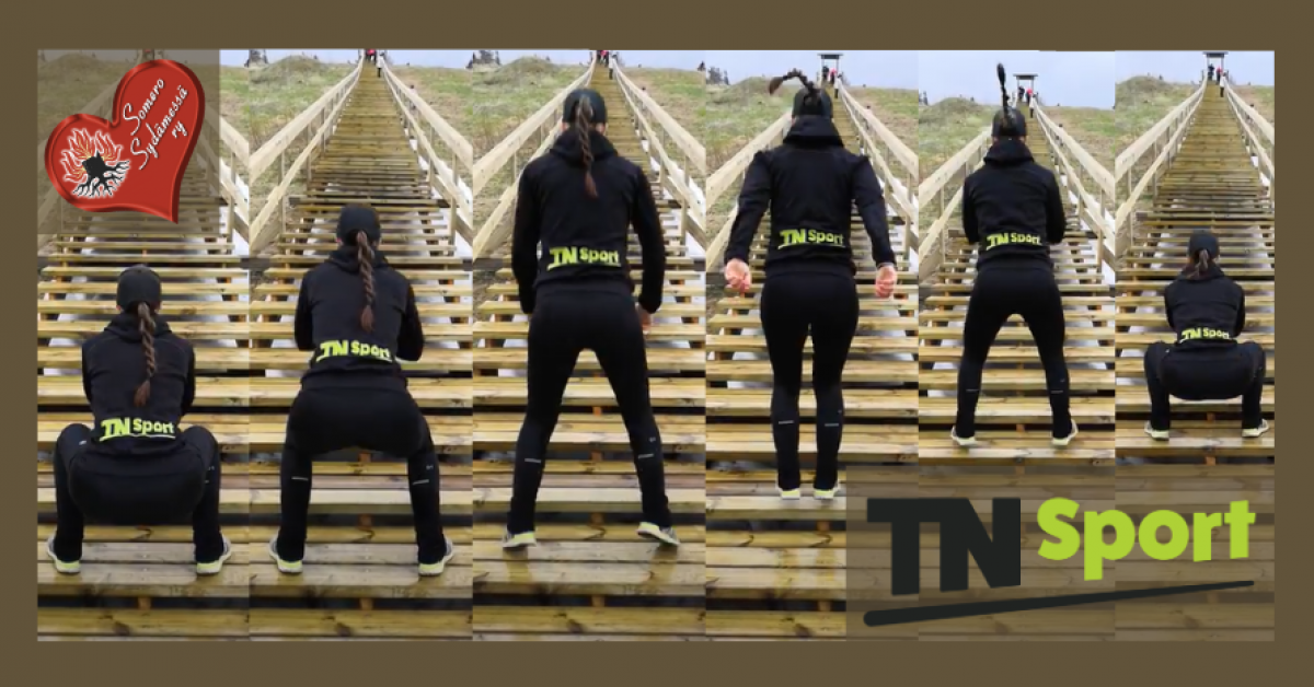 TNSportin ohjatut porrastreenit alkavat La 7.5.2022